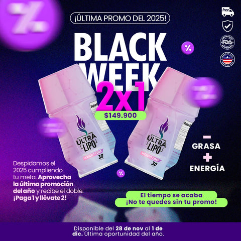 BLACK WEEK ULTRALIPO – ÚLTIMA PROMO DEL 2025